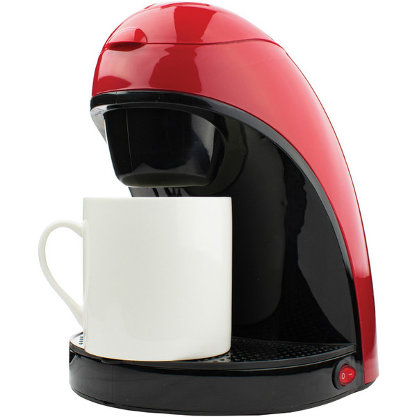 Single-Serve Coffee Maker With Mug (Red)