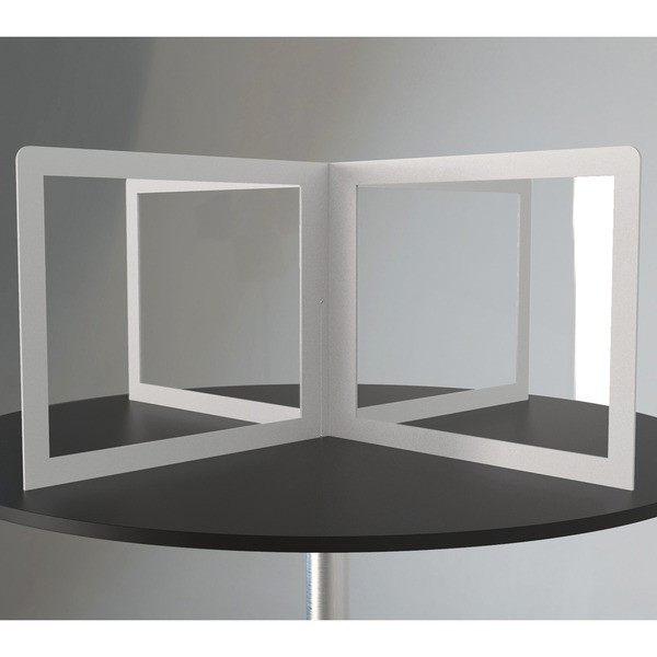 4-Way Circle Or Square Desk Divider (72-Inch X 24-Inch) ATRXSS72 By Petra
