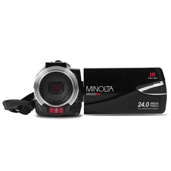 Mn200Nv 1080P Full HD Ir Night Vision Wi-Fi(R) Camcorder (Black) ELBMN200NVBK By Petra