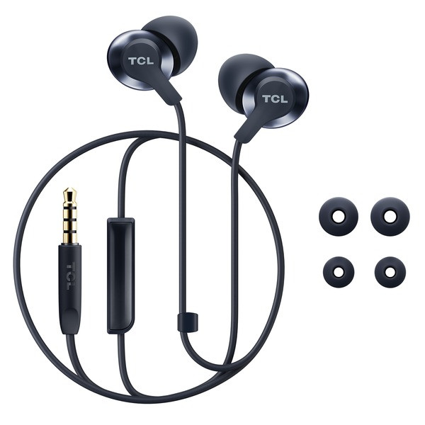 Midnight Blue In-Ear Headphones With Microphone ESIELIT2BLNA By Petra