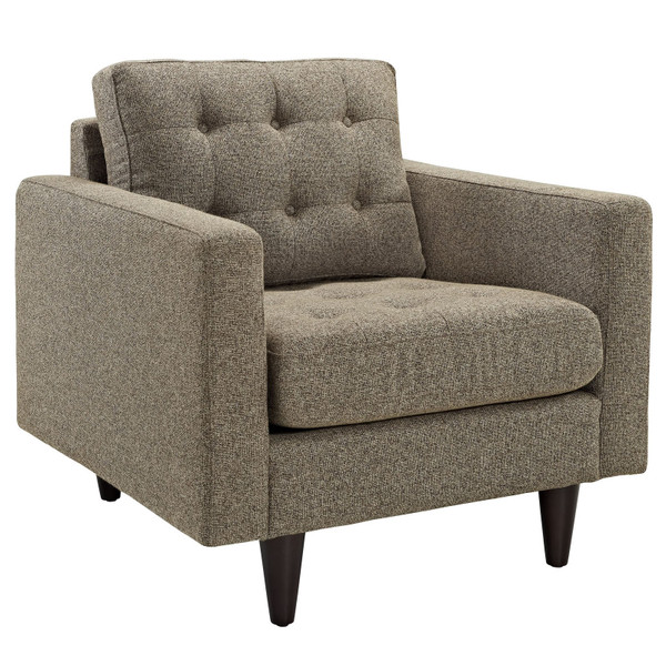 Modway Empress Upholstered Armchair - Oatmeal EEI-1013-OAT