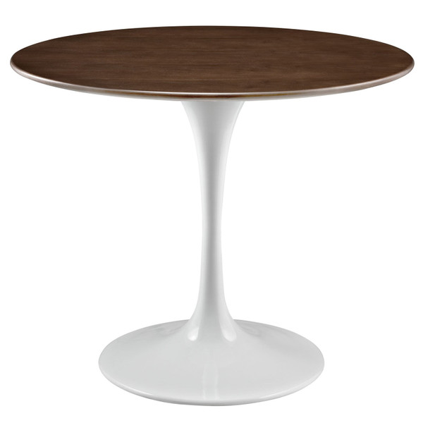 Modway Lippa 36" Round Walnut Dining Table EEI-1136-WAL