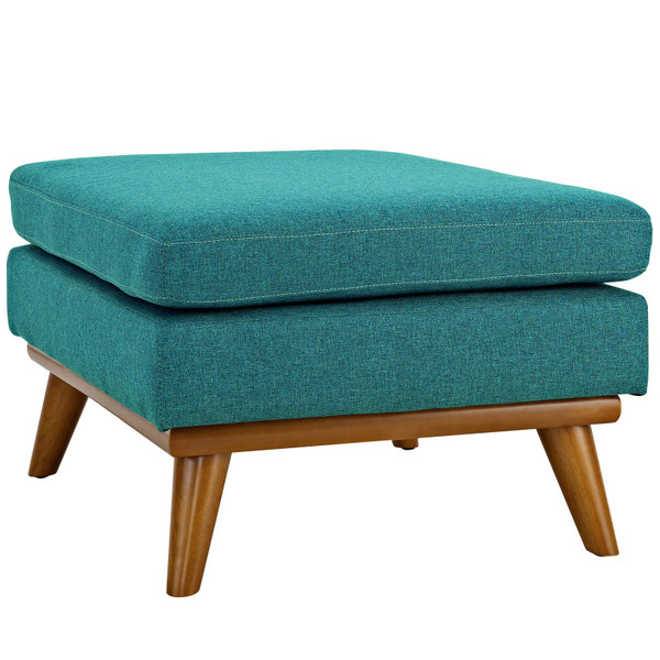 Modway Engage Upholstered Fabric Ottoman - Teal EEI-1797-TEA