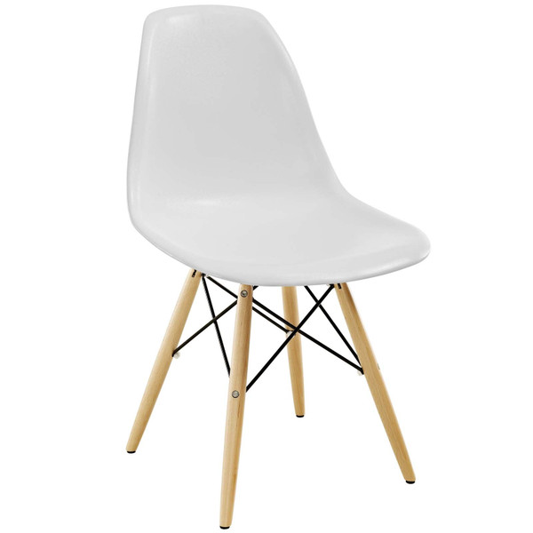 Modway Pyramid Dining Side Chair - White EEI-180-WHI