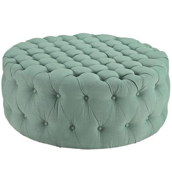 Modway Amour Fabric Ottoman - Laguna EEI-2225-LAG