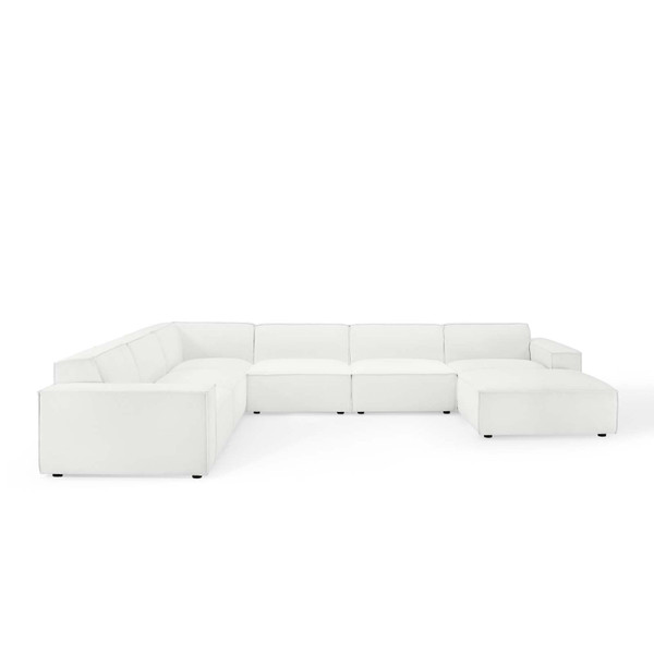 Modway Restore 7-Piece Sectional Sofa EEI-4120-WHI