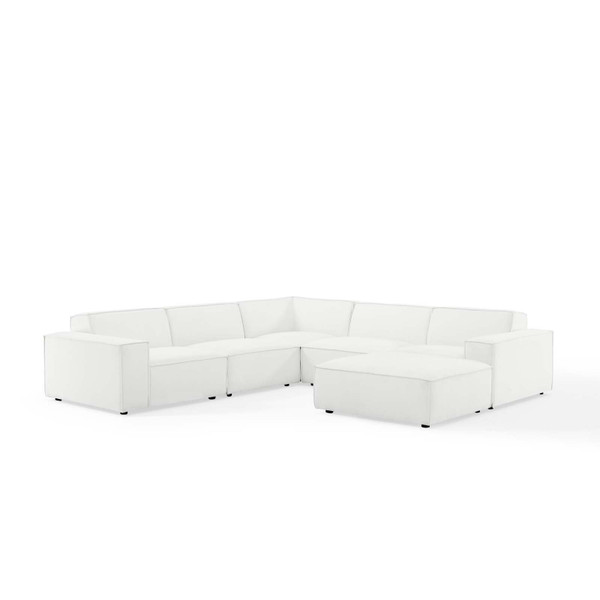 Modway Restore 6-Piece Sectional Sofa EEI-4118-WHI