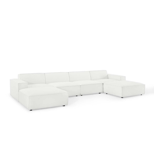 Modway Restore 6-Piece Sectional Sofa EEI-4116-WHI