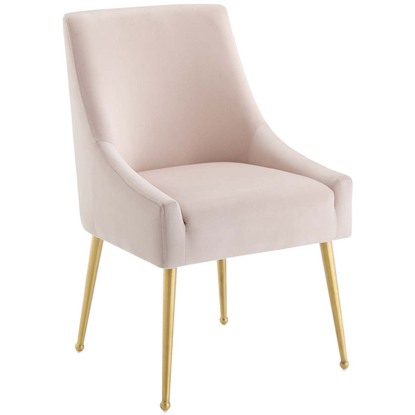 Modway Discern Upholstered Performance Velvet Dining Chair EEI 3508 PNK