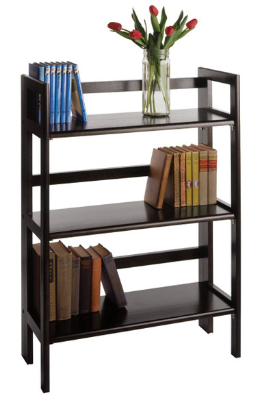 Winsome Terry Folding Bookcase - Black 20896