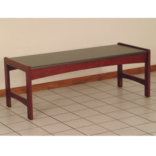 Coffee Table, Black Granite-Look Top, Mahogany DT2-BGMH By Wooden Mallet