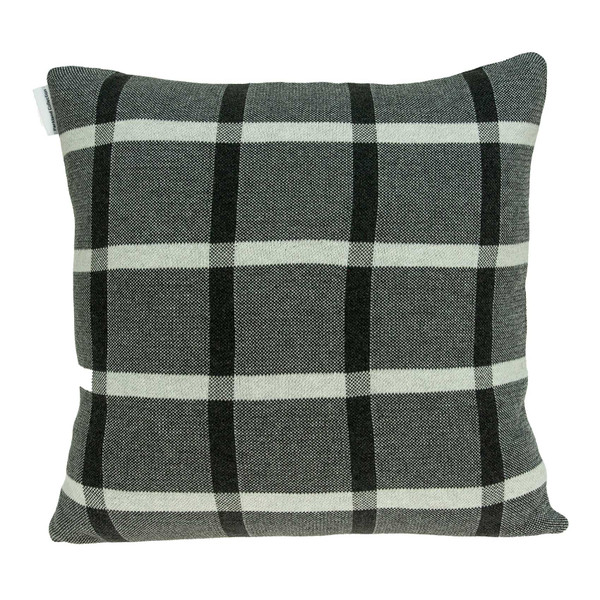 20" X 7" X 20" Transitional Gray Pillow Cover With Down Insert 334217 By Homeroots