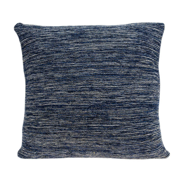 20" X 7" X 20" Excellent Transitional Blue Pillow Cover With Down Insert 334279 By Homeroots
