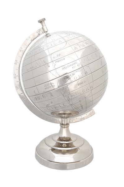 13" X 14.5" X 21" Alum Globe 13 Inches 364193 By Homeroots