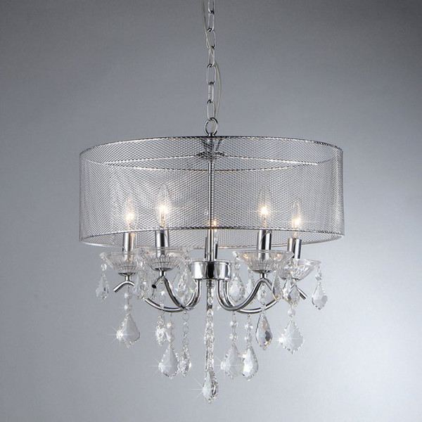 Crystal 5-Light Pendant Lamp 320287 By Homeroots