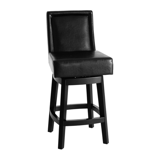 Armen Living Wayne Swivel Barstool LC4048BABL30