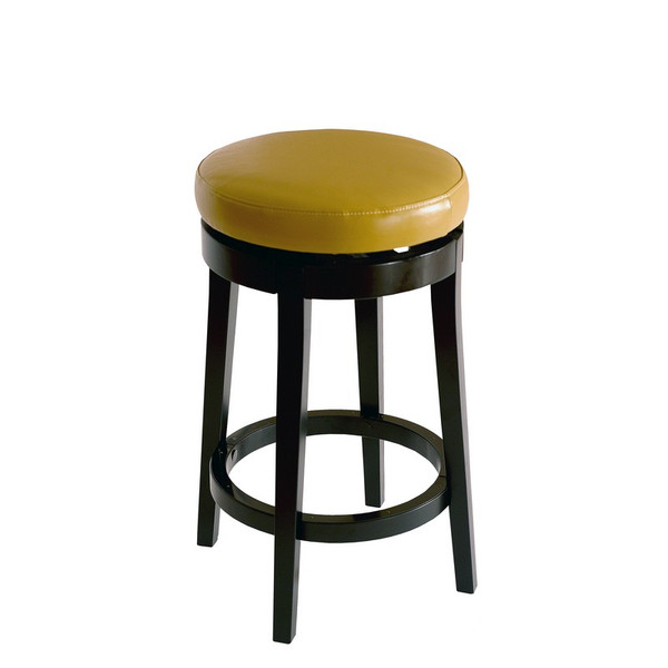 Armen Living Mbs-450 26" Backless Wasabi Leather Swivel Counter Stool - LC450BAWA26