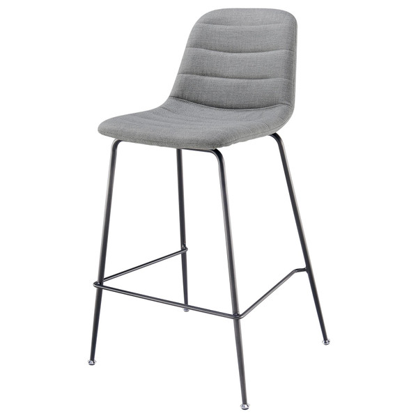 New Pacific Direct Caleb Fabric Counter Stool, (Set Of 4) 9300086-530