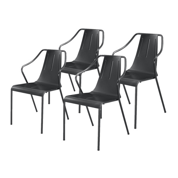 New Pacific Direct Callum Metal Chair, (Set Of 4) 9300048
