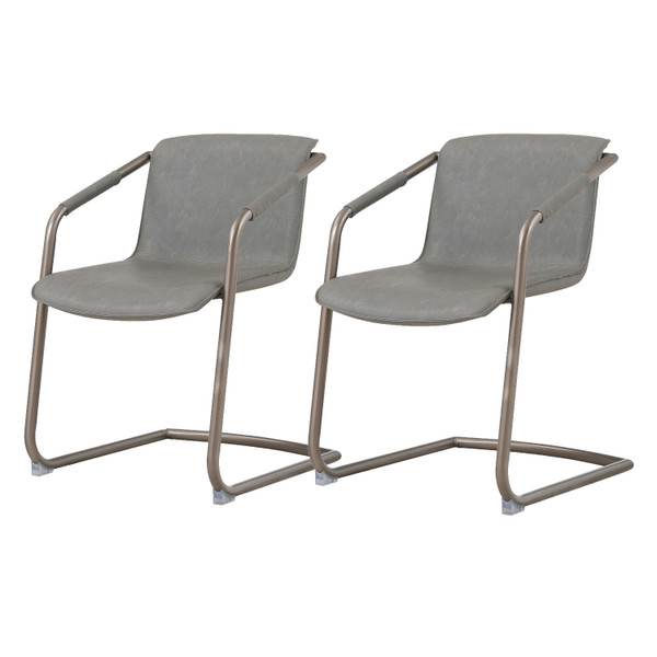 New Pacific Direct Indy Pu Side Chair, (Set Of 2) 1060007-216