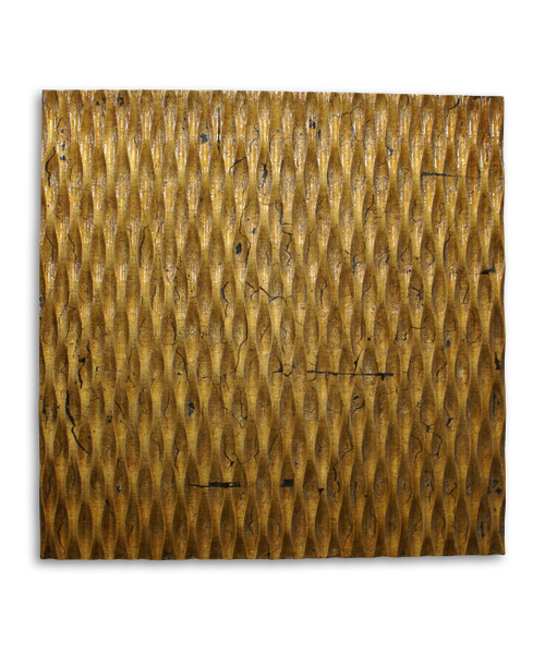 Metallic Ridge Gold Wall Art 36" X36" SGWB-83 By Screen Gems