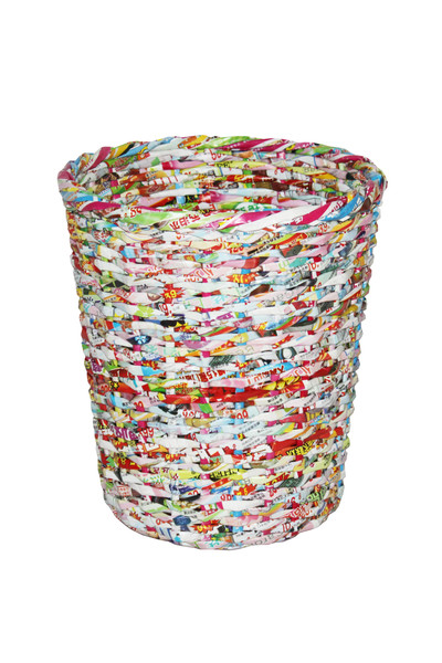 Recycle Single Tapered Wastebin (Pack Of 12) SGT36 By Screen Gems