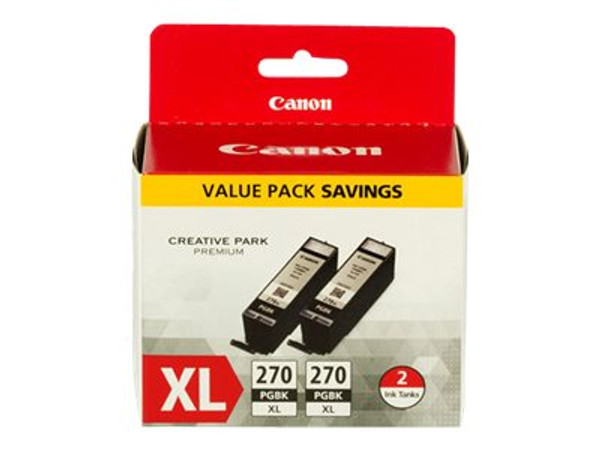 Canon Pixma Mg5720 2Pk Pgi270Xl Hi Pigment Black CNM0319C005 By Arlington