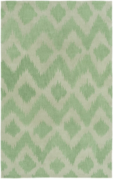 Surya Leap Frog Hand Tufted Green Rug LPF-8010 - 5' x 7'6"