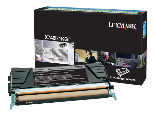 Lexmark X746De Hi Return Prog Black LEXX746H1KG By Arlington