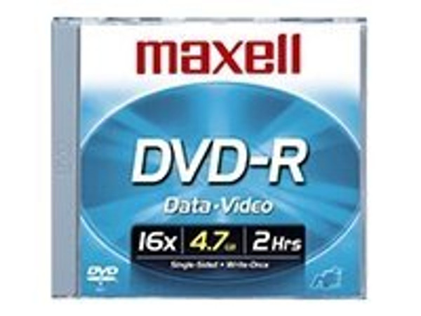 Maxell Dvd-R Write Once 10Pk 4.7Gb/16X Jewelcase MAX638004 By Arlington