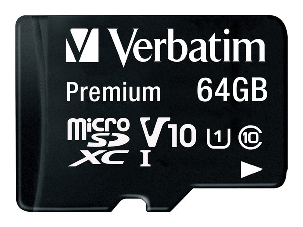 Verbatim Prem Microsdxc 64Gb Mem Card/Adapter VER44084 By Arlington