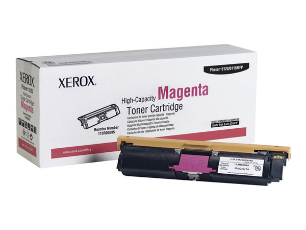 Xerox Phaser 6120 Hi Yield Magenta Toner XER113R00695 By Arlington