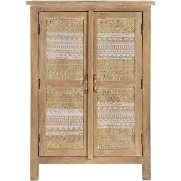 Cambridge Chandler 2-Door Standing Cabinet, 31"Wx15.5"Dx44"H 988012-WHT