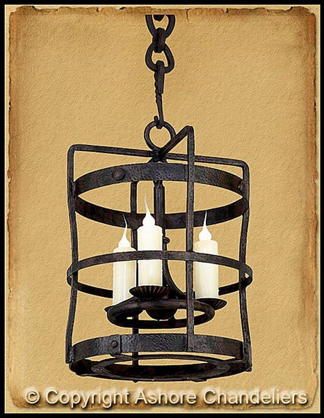 Ashore Damian Lantern In Metal Finish LA-1048