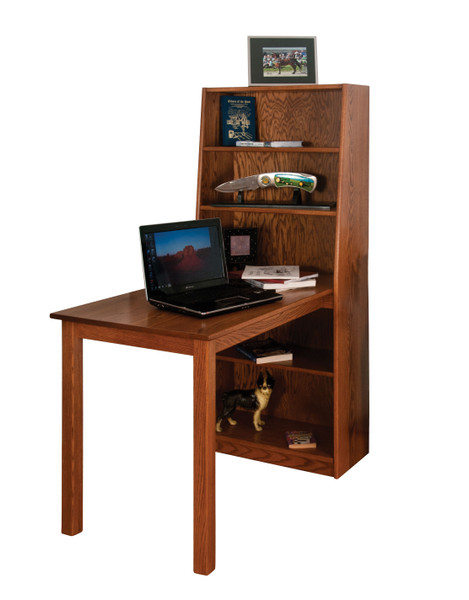 Home Work Station Red Oak & Brown Maple HWS2445 By J.Miller Woodworking