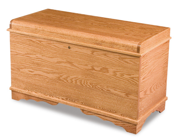 Waterfall Cedar Chest AJW70138 By A&J Woodworking