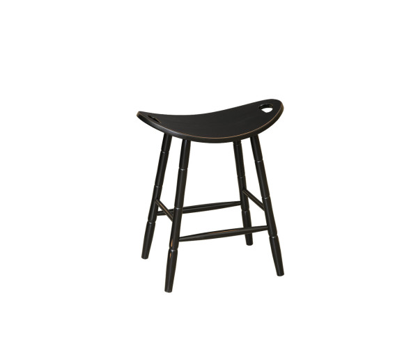 Cs Saddle Stool 24" H B17A By Forest Ridge Woodworking