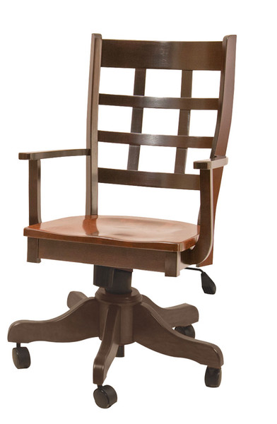 Corabell Arm Gas Lift Desk Chair AC201-GLD By Hillside Chair