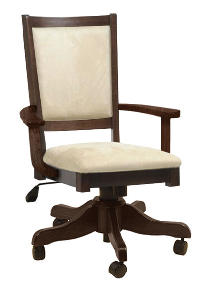 Francois Arm Gas Lift Desk Chair AC194-GLD By Hillside Chair