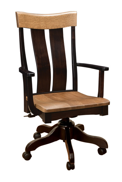 Franklin Arm Gas Lift Desk Chair AC351-GLD By Hillside Chair