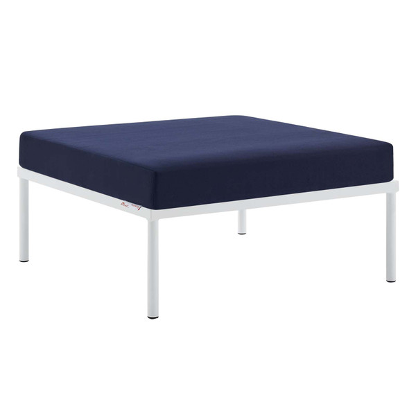 Modway Harmony Sunbrella Outdoor Patio Aluminum Ottoman EEI-4969-NAV