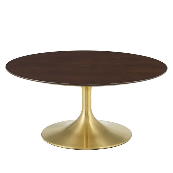 Modway Lippa 36" Wood Coffee Table EEI-5244-GLD-CHE
