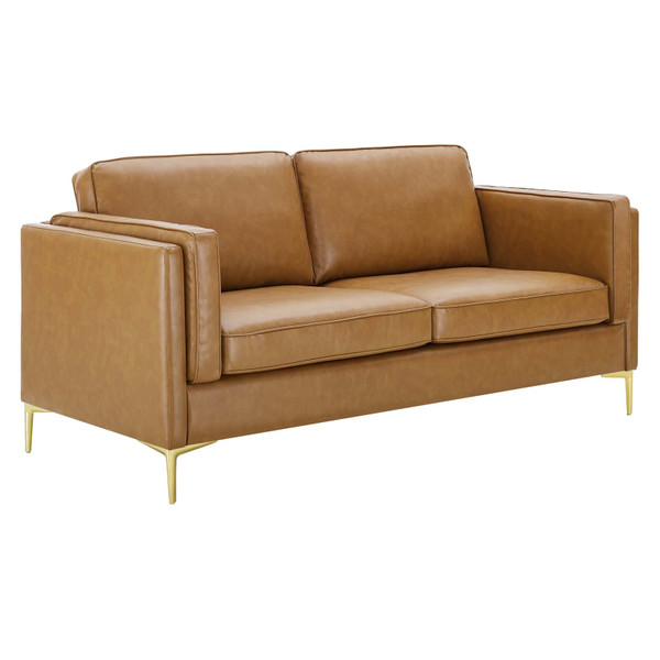 Modway Kaiya Vegan Leather Sofa EEI-4455-TAN