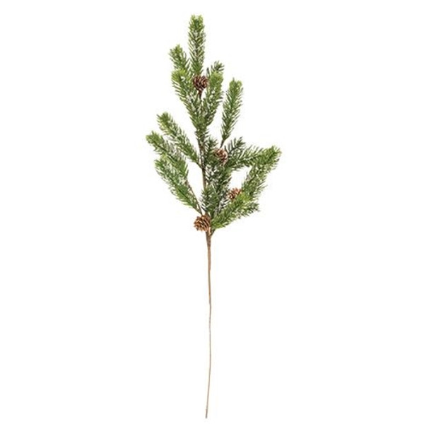 Icy Pine Spray With Pinecones 26" F17965 By CWI Gifts