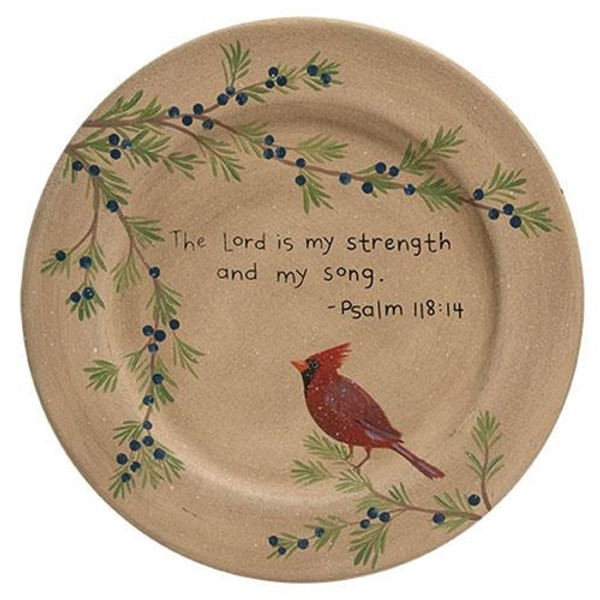 The Lord Is My Strength Plate G35445 By CWI Gifts