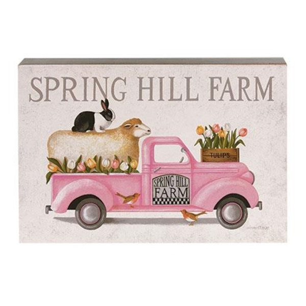 Spring Hill Farm Truck Box Sign G35574 By CWI Gifts