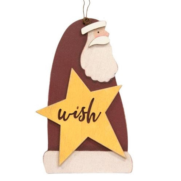 *Wish Santa Ornament G35676 By CWI Gifts