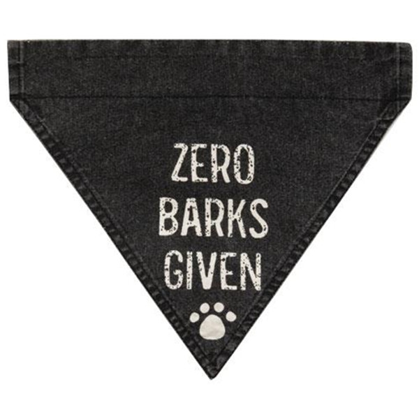 Zero Barks Given Dog Bandana G54072 By CWI Gifts