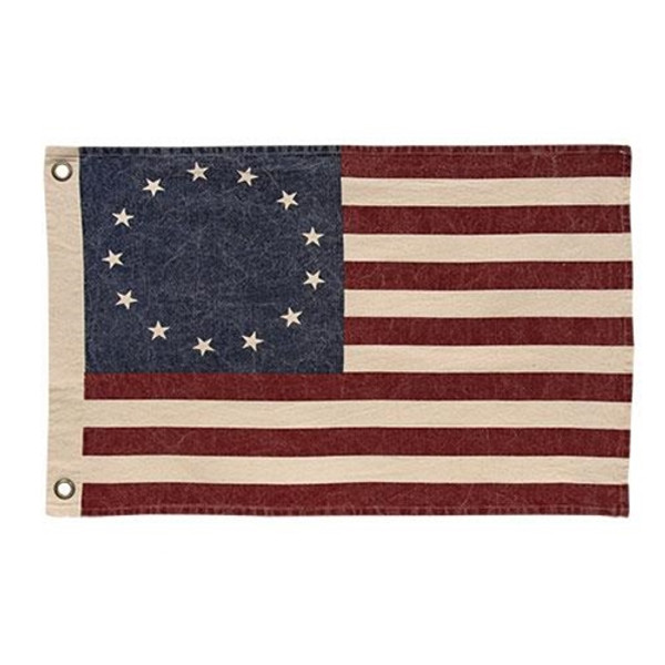 Stonewashed Betsy Ross Flag 32" X 58" GCFL05 By CWI Gifts