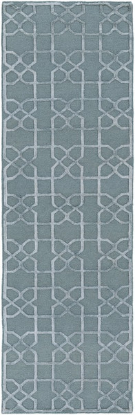 Surya Lydia Hand Knotted Green Rug LYD-6005 - 2'6" x 8'